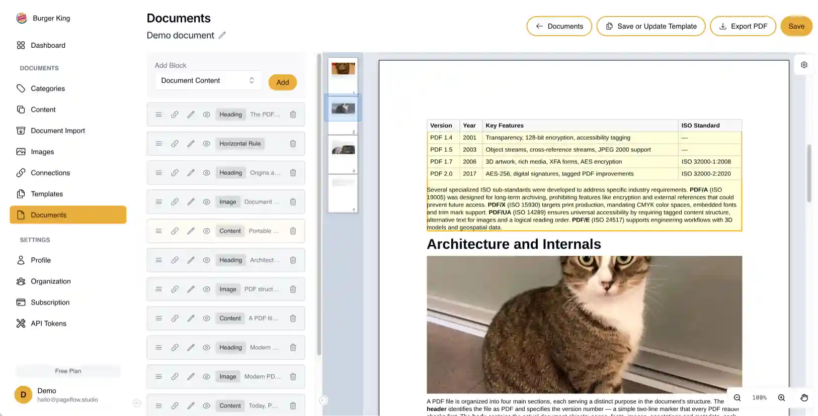 Visual Page Editor